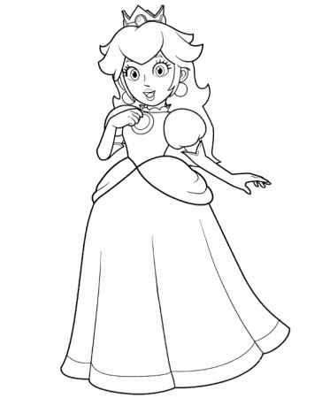 Printable princess Rosalina coloring page - Topcoloringpages.net