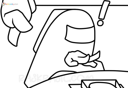 Among Us Coloring Pages. 50 Best Images Free Printable
