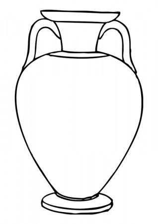 Coloring Page Amphora - free printable coloring pages - Img 17324