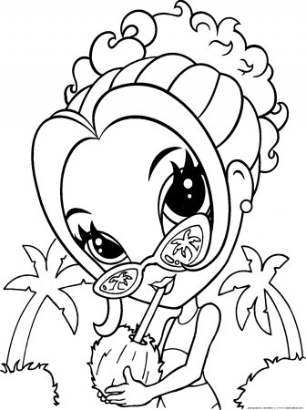 Free Lisa Frank Coloring Page