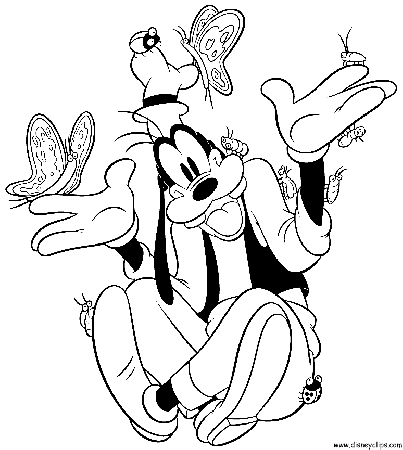 mickey and friends coloring sheets - Clip Art Library