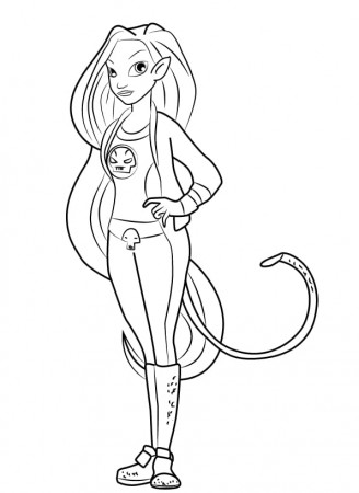 DC Superhero Girls Coloring Pages | WONDER DAY — Coloring pages for  children and adults