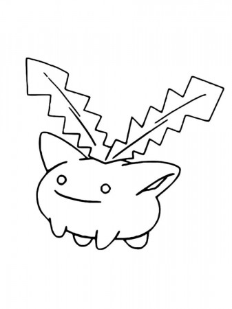Hoppip Pokemon coloring pages - Free Printable