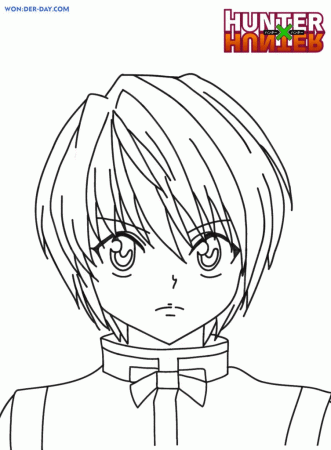 Kurapika Coloring Pages - Hunter x Hunter Coloring Pages - Coloring Pages  For Kids And Adults