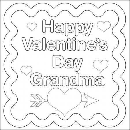 Valentine's Day Grandma Coloring Pages - Get Coloring Pages