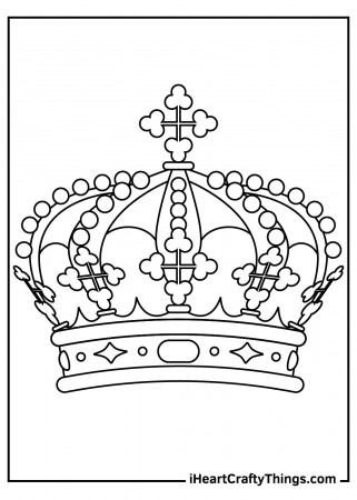 Crown Coloring Pages (Updated 2023)