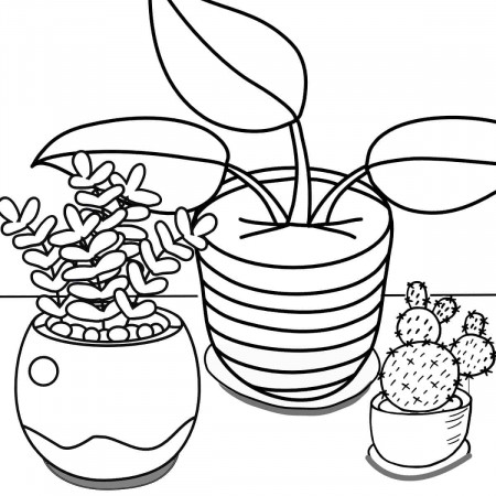 19 Coloring Pages of Plants –For Free - Artsy Pretty Plants