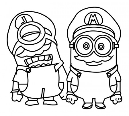 Free Minions coloring pages to color - Minions Kids Coloring Pages
