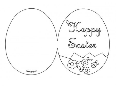 Happy Easter card printable | Coloring Page | Cartões de páscoa, Cartão de  páscoa, Modelos de cartão