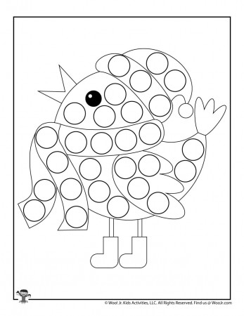 Free Christmas Dot Marker Coloring Page for Kids | Woo! Jr. Kids Activities  : Children's Publishing