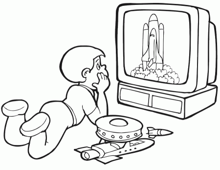 Free Tv Coloring Page, Download Free Clip Art, Free Clip Art on ...