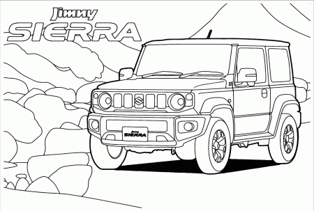 Suzuki Jimny Sierra Coloring Page ...