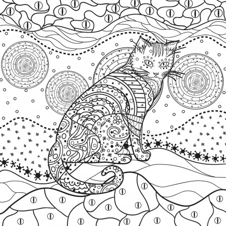 Free Cat Coloring Pages: Purr-fect ...