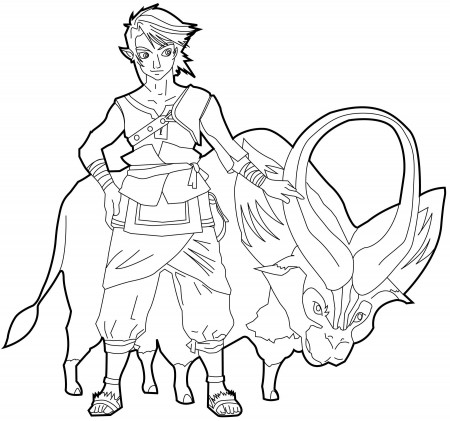 Legend of Zelda Link Coloring Pages ...