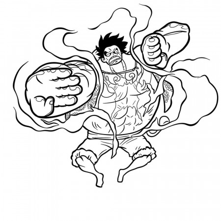 Gear 4 Bounceman | Gear drawing, Luffy ...