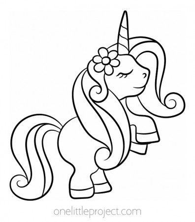 Free Unicorn Coloring Pages | Printable Unicorn Coloring Sheets