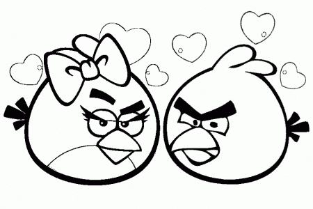 Angry Bird Christmas Coloring Pages - Coloring Pages For All Ages