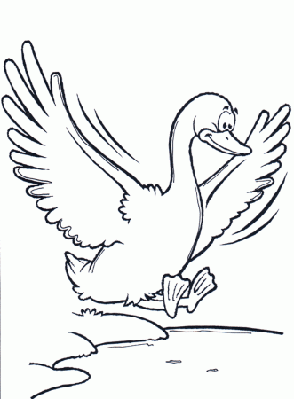 Goose Coloring Pages Alphabet | Alphabet Coloring pages of ...