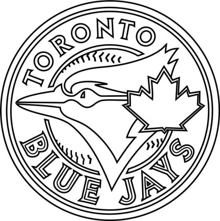 Toronto Blue Jays Logo Coloring Page - Free Printable Coloring Pages for  Kids