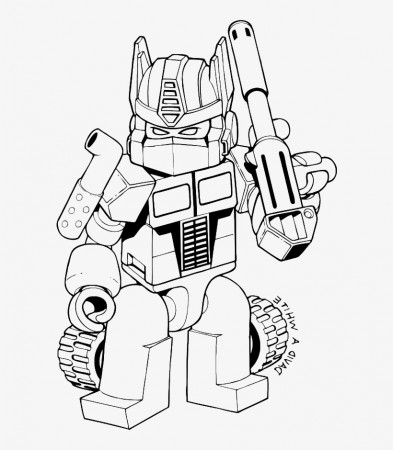 Optimus Prime Lego Coloring Pages 2 By James - Easy Bumblebee Transformer Coloring  Pages Transparent PNG - 700x907 - Free Download on NicePNG