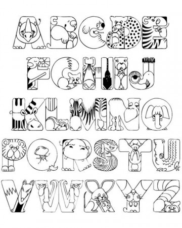 Get This Letter Coloring Pages Free for Kids 6Ir1n !