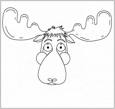 7 Pics of Moose Coloring Pages Template - Moose Coloring Pages ...