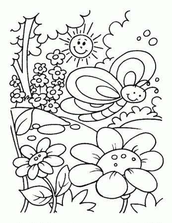 Spring Coloring Pages Printable | Free Coloring Pages