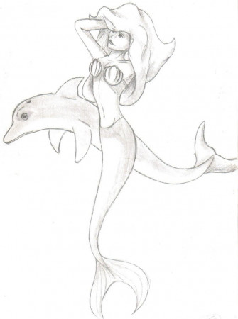 Mermaid Dolphin Coloring Pages #2409 Mermaid Dolphin Coloring Pages ~  Coloringtone Book