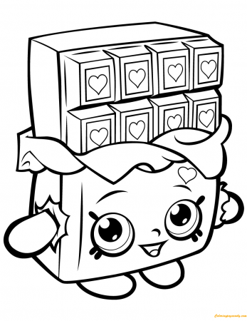 Cheeky Chocolate Shopkin Season 1 Coloring Page - Coloring Pages ...
