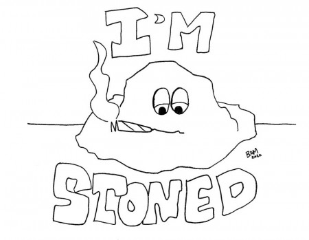 Coloring Pages - The Cannabis Cactus