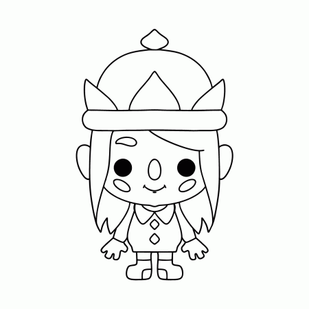 Toca Life World babes coloring page | Coloring-for-Kids.com