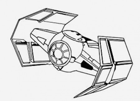 Tie Fighter Coloring Page at GetDrawings | Free download