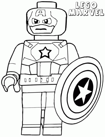 Lego Superhero Coloring Pages - Best Coloring Pages For Kids | Superhero  coloring, Lego coloring, Captain america coloring pages