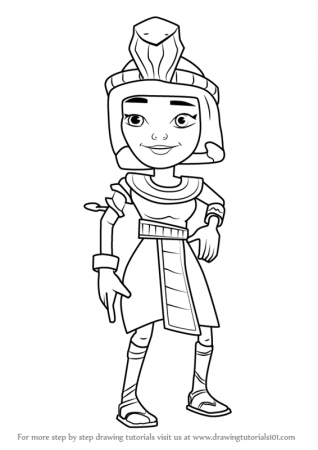 Subway surfer coloring pages