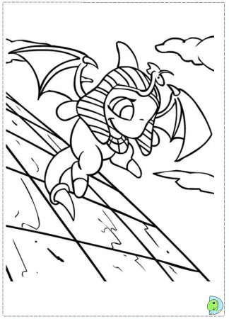 Neopets and the Lost Desert coloring page- DinoKids.org