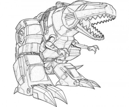 Transformers Fall of Cybertron Grimlock T-Rex | Mario