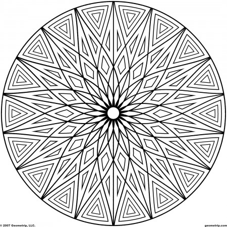 Coloring Pages: Free Printable Coloring Pages For Adults Geometric ...