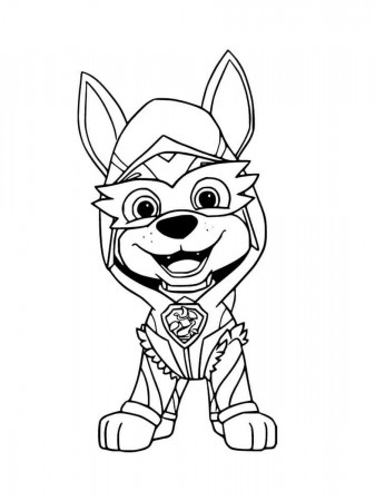 Tracker Paw Patrol coloring pages