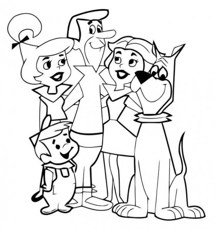 The Jetsons 1 Coloring Page - Free Printable Coloring Pages for Kids