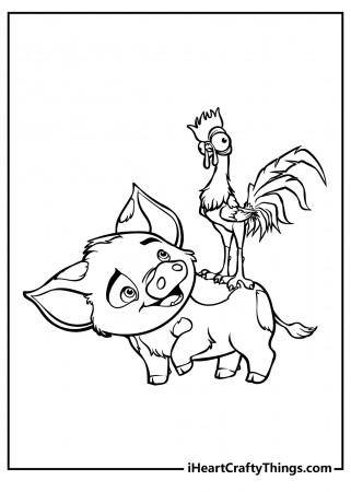 Printable Moana Coloring Pages (Updated 2023)