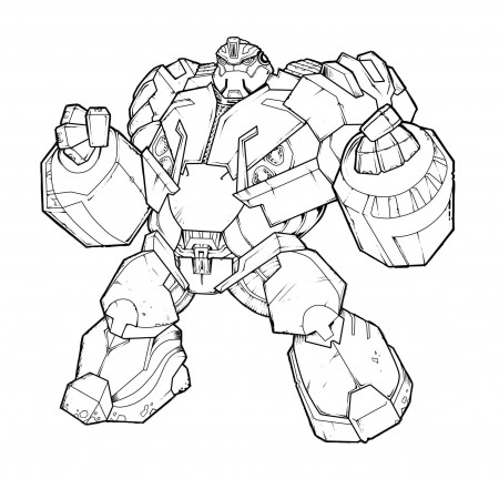 Transformers Iron Hide coloring page ...