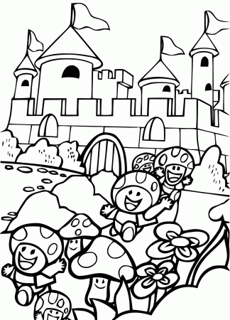 Drawing Super Mario Bros #153624 (Video Games) – Printable coloring pages