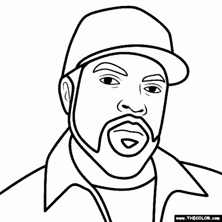 Ice Cube Coloring Page