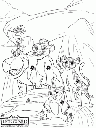 Lion Guard Coloring Pages Picture - Whitesbelfast