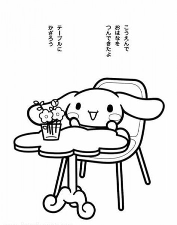 Cute Cinnamoroll Image coloring page ...