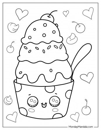 50 Cute Coloring Pages (Free PDF ...