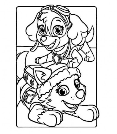 Happy Birthday to Everest Coloring Page - Free Printable Coloring Pages for  Kids