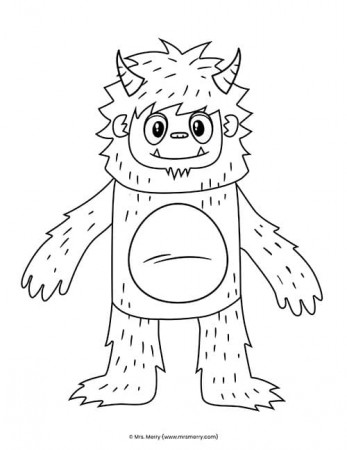 Yeti Printable | Abominable Snowman ...