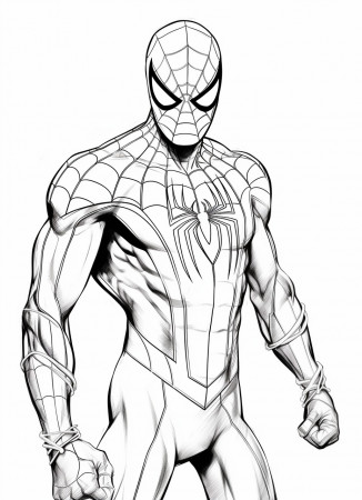 Spider man coloring pages - Free Download