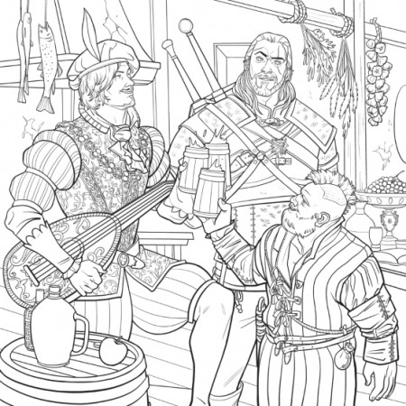 The Witcher Adult Coloring Book | Penguin Random House Retail